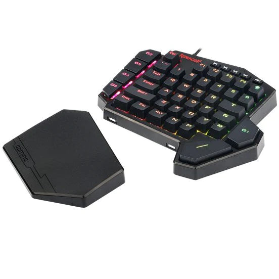 Redragon K585-KS Diti Elite Wireless One-Handed Mechanical Keyboard, 42 Keys 2.4Ghz RGB 40% Gaming Keypad with 7 Onboard Macro Keys, Detachable Wrist Support, Durable Battery Blue Switch Redragon K585-KS Diti Elite Wireless One-Handed Mechanical Keyboard, 42 Keys 2.4Ghz RGB 40% Gaming Keypad with 7 Onboard Macro Keys, Detachable Wrist Support, Durable Battery Blue Switch